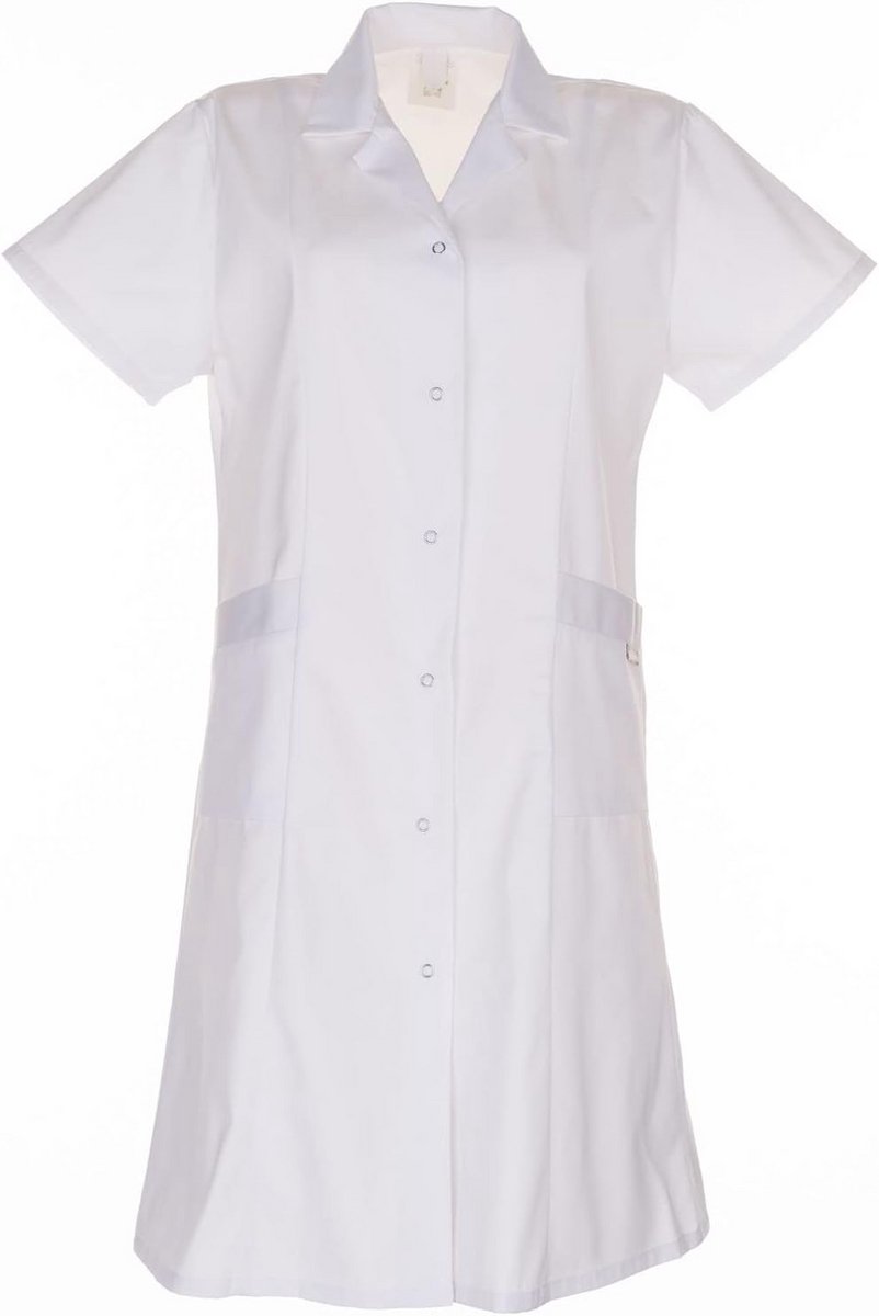 Witte Dames Werkjas 3/4 Mouw - Professionele Beschermkleding