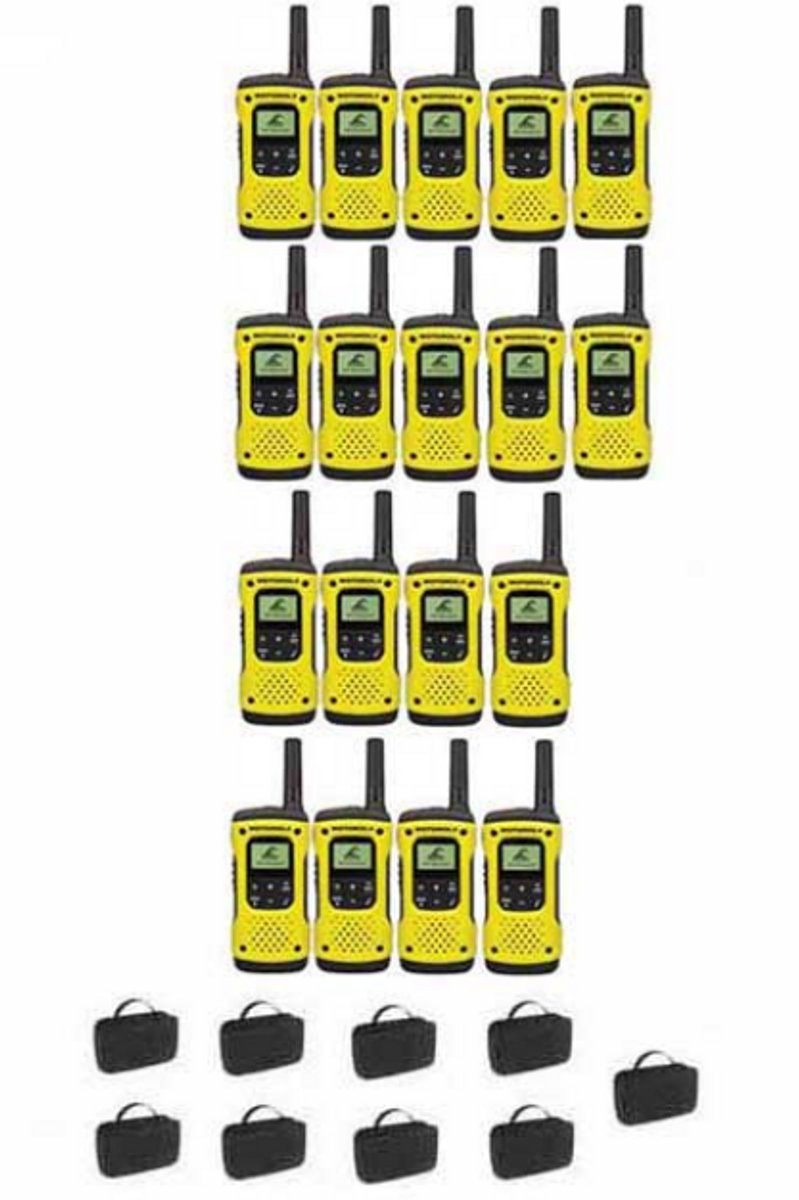Set van 18 Motorola TLKR T92 H2O IP67 PMR446 Portofoons