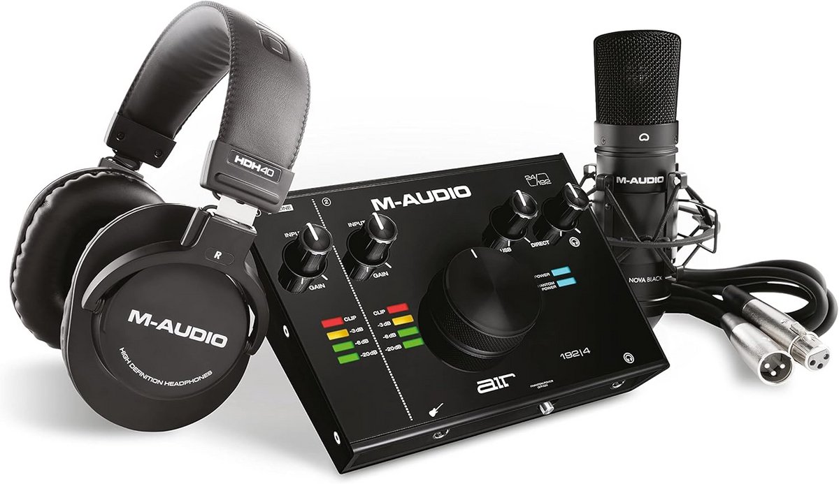 Compleet Studio Opnamepakket met Audio-interface, Microfoon en Software