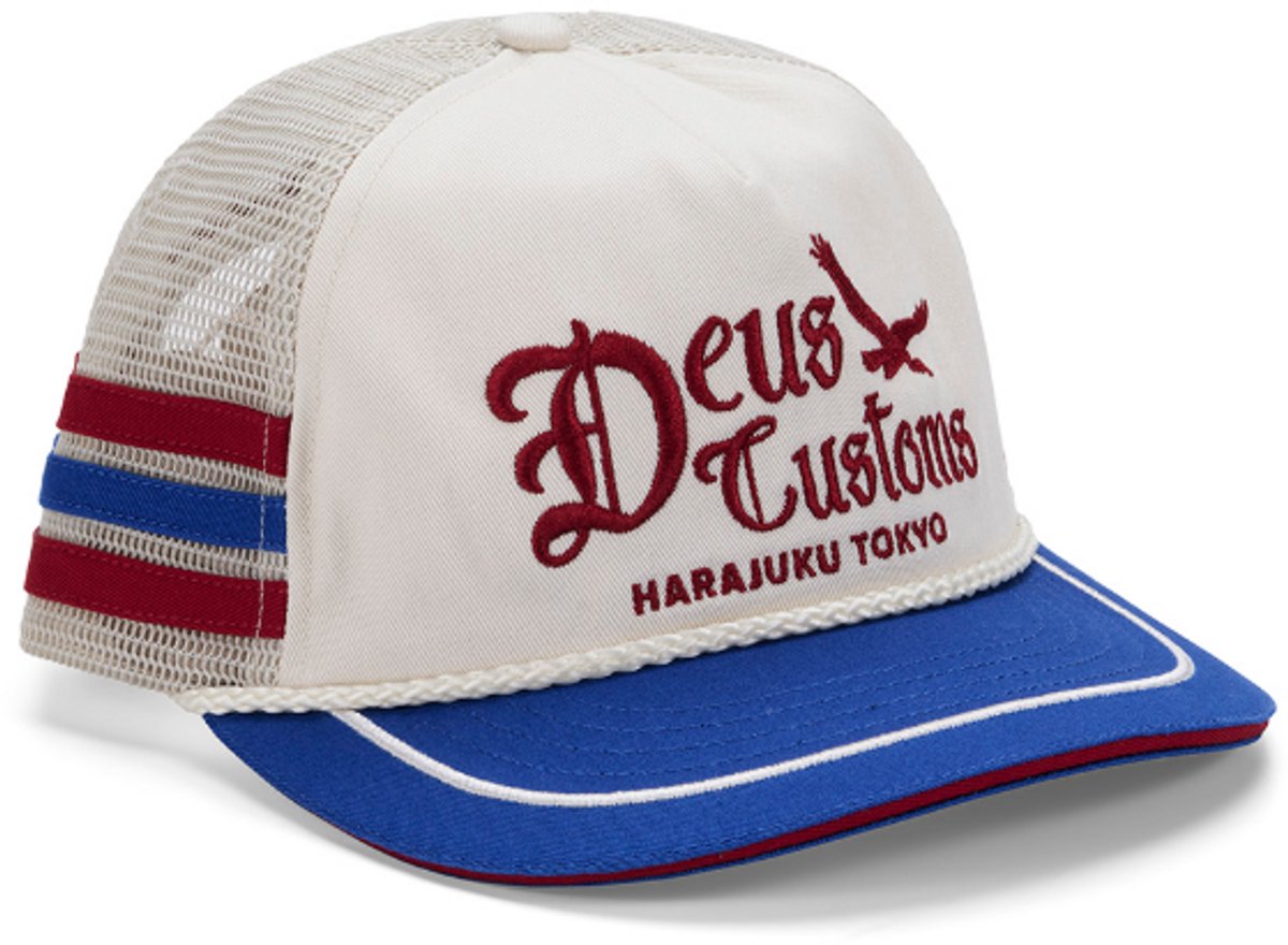 DEUS Beep-Beep Trucker cap - White