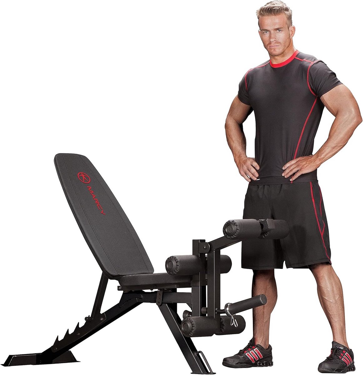 Verstelbare Fitness Bank met Beenontwikkelaar voor Krachttraining Thuis