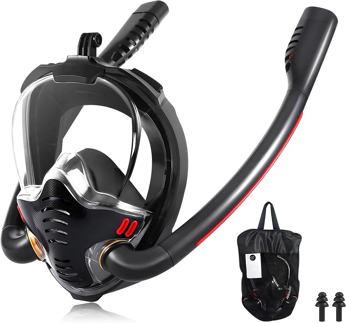 Volledig Duikmasker met Snor en Anti-condens Coating voor Volwassenen