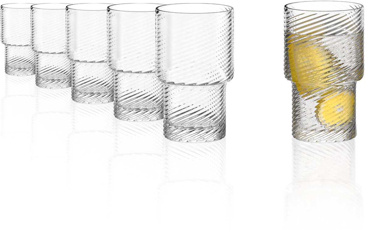 Stölzle Lausitz Berlin Universele Drinkglazen Set van 6 – 313 ml – Luxe Tumbler Glazen – Loodvrij Kristalglas – Vaatwasmachinebestendig
