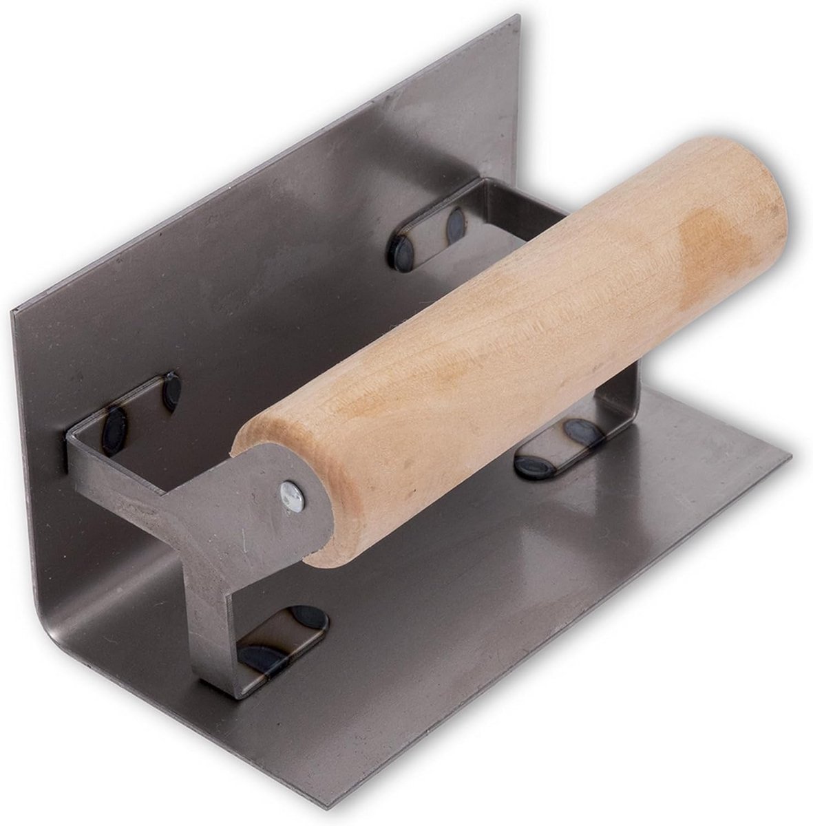 Vierkante Hoektroffel van Staal voor Stukadoors en Gipsplaten 127x64 mm