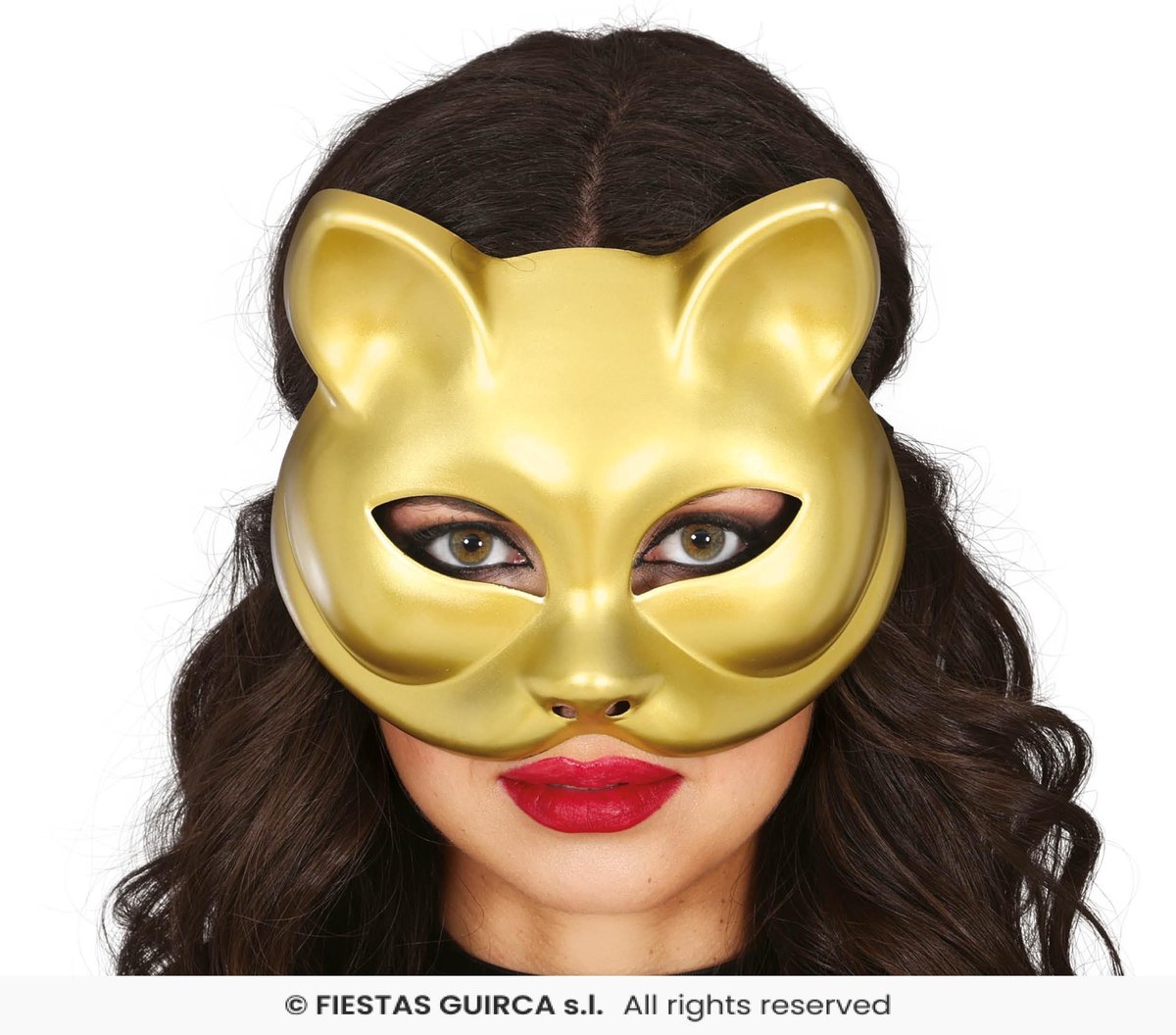 Gouden katten oogmasker
