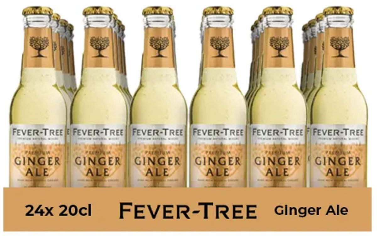 Fever Tree ginger ale (24x 20cl)