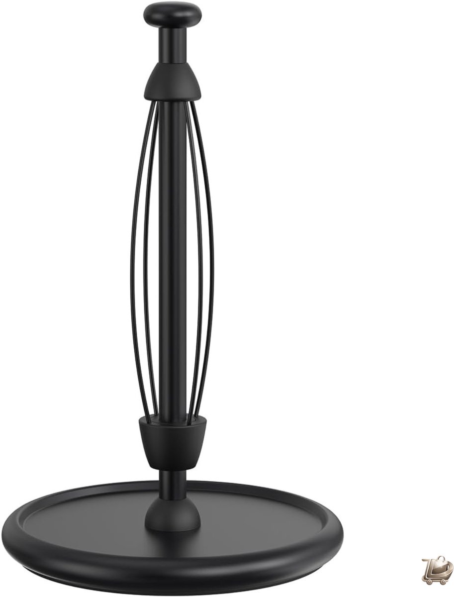 Keukenrolhouder Staand - Met Kussen Effect - RVS Design - Handig en Praktisch - Keuken Accessoire - Papierrolhouder - Tafel Organisatie - Modern Keukengerei