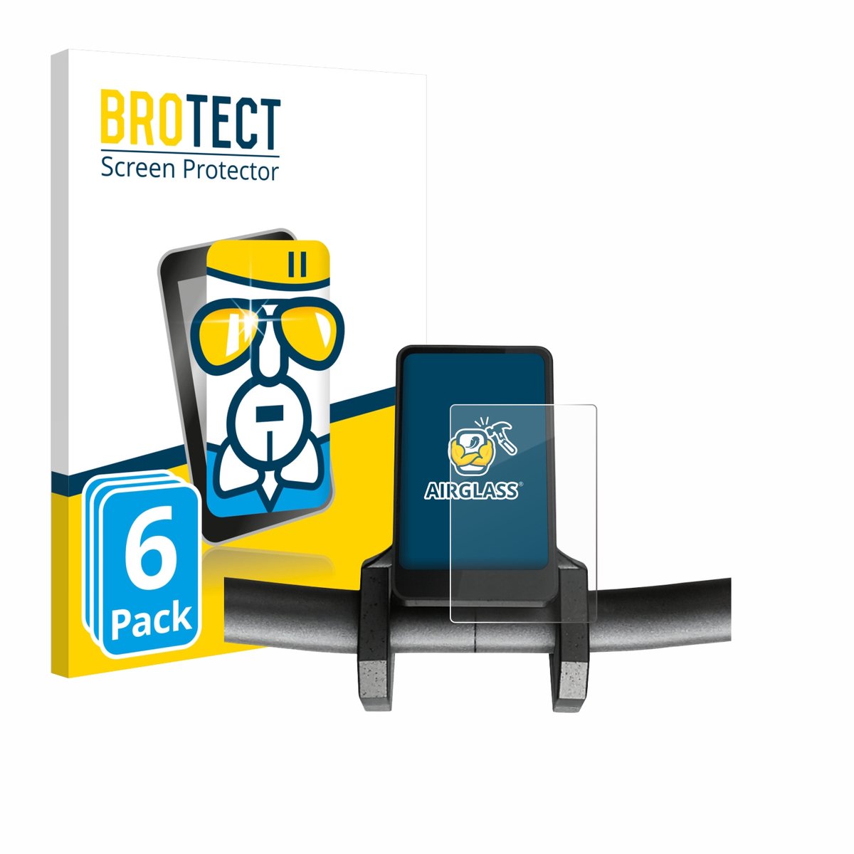 Screenprotector 6 Stuks voor Joyor T6 Beschermglas transparant