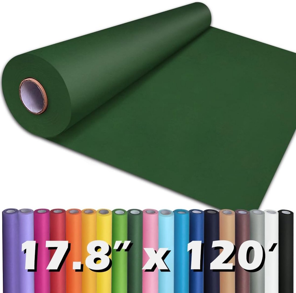 80 Stuks Kraftpapier Rol op Rol - 45 x 440 cm Bruin Papier voor Inpakken, Knutselen en Kunst