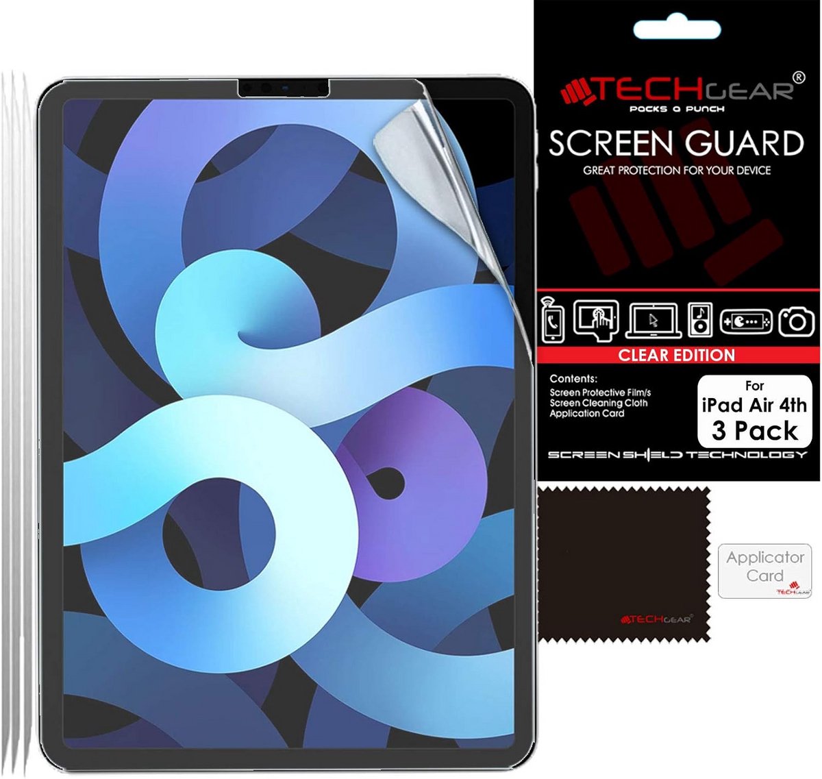 3-Pack Ultra Dunne Screenprotector voor iPad Air 11 inch (5e/4e Generatie)