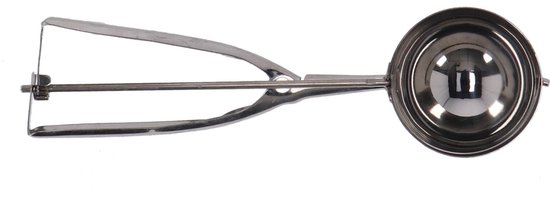 IJsschep IJsbollepel of oliebol beslaglepel - RVS - 7cm