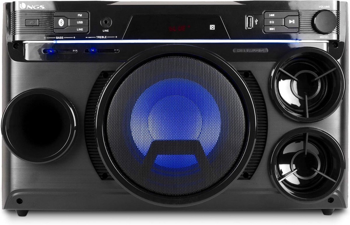 Krachtig 2.1 Stereo Geluidssysteem met 80W, Bluetooth, USB, FM Radio en Afstandsbediening