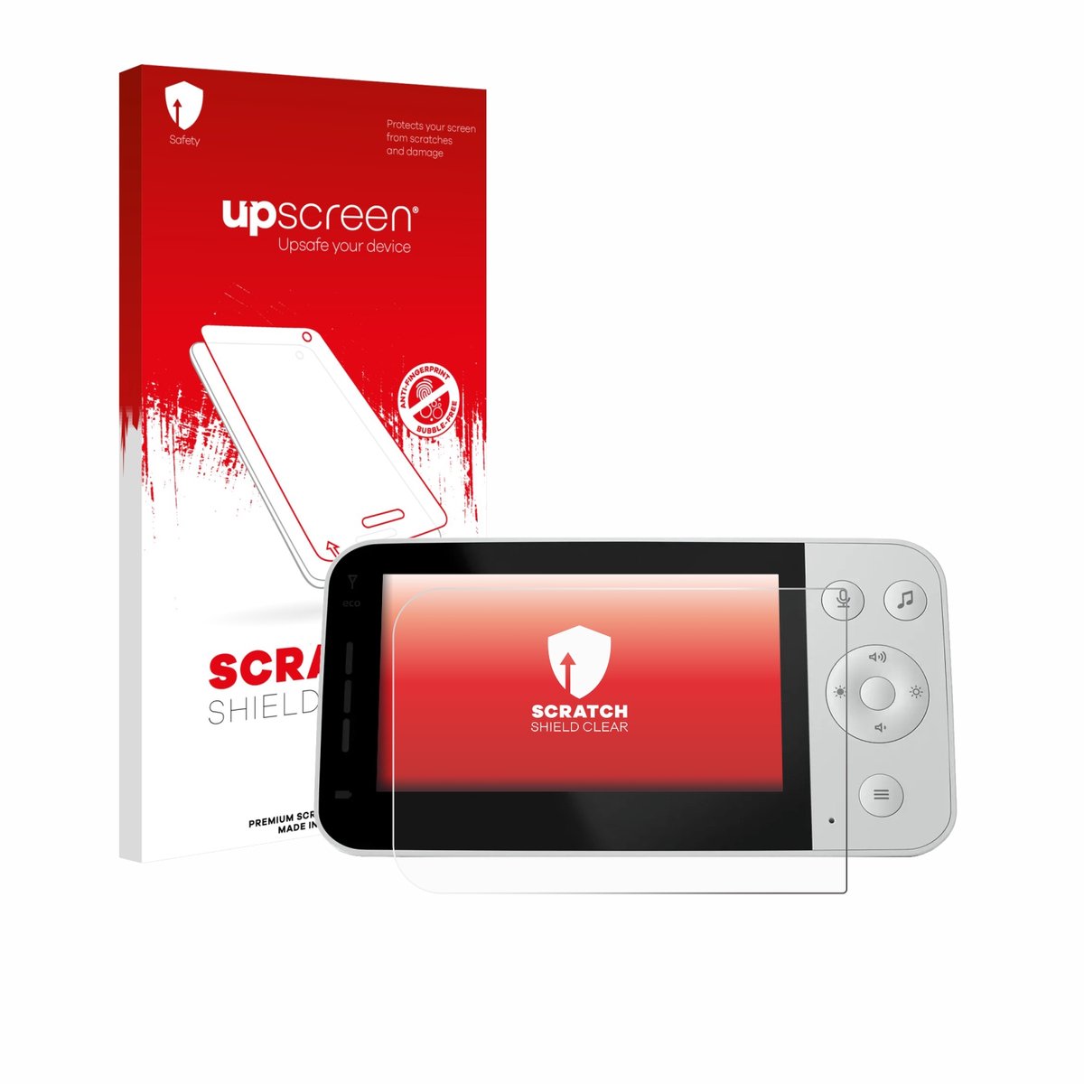 upscreen - Screenprotector voor Philips Avent SCD951/26 - Folie Beschermfolie transparant