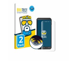 BROTECT - Screenprotector voor Emporia Smart ME7 - Folie Beschermfolie transparant volledig dekking - 2 Stuks