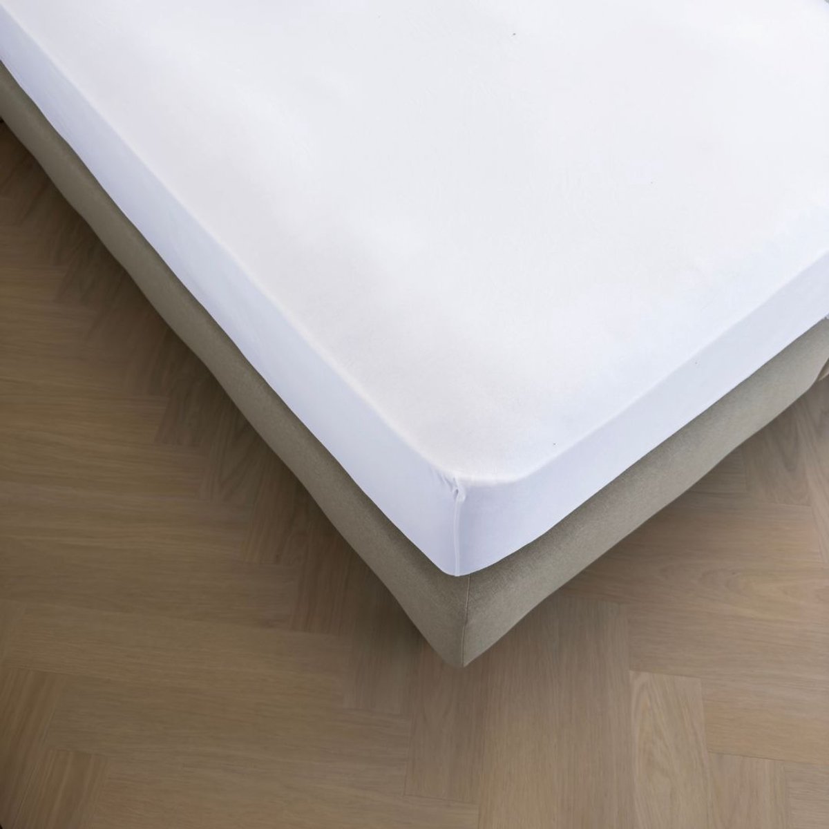 Kayori Simba Topper Hoeslaken Bamboe - 180x200-220cm - Matrasdikte 12 cm - Ademend & Hypoallergeen - Wit