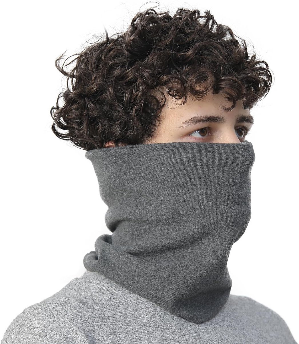 Tube Sjaal Heren van Katoen voor Buitensporten - Elastische Neck Warmer voor Skiën en Wandelen