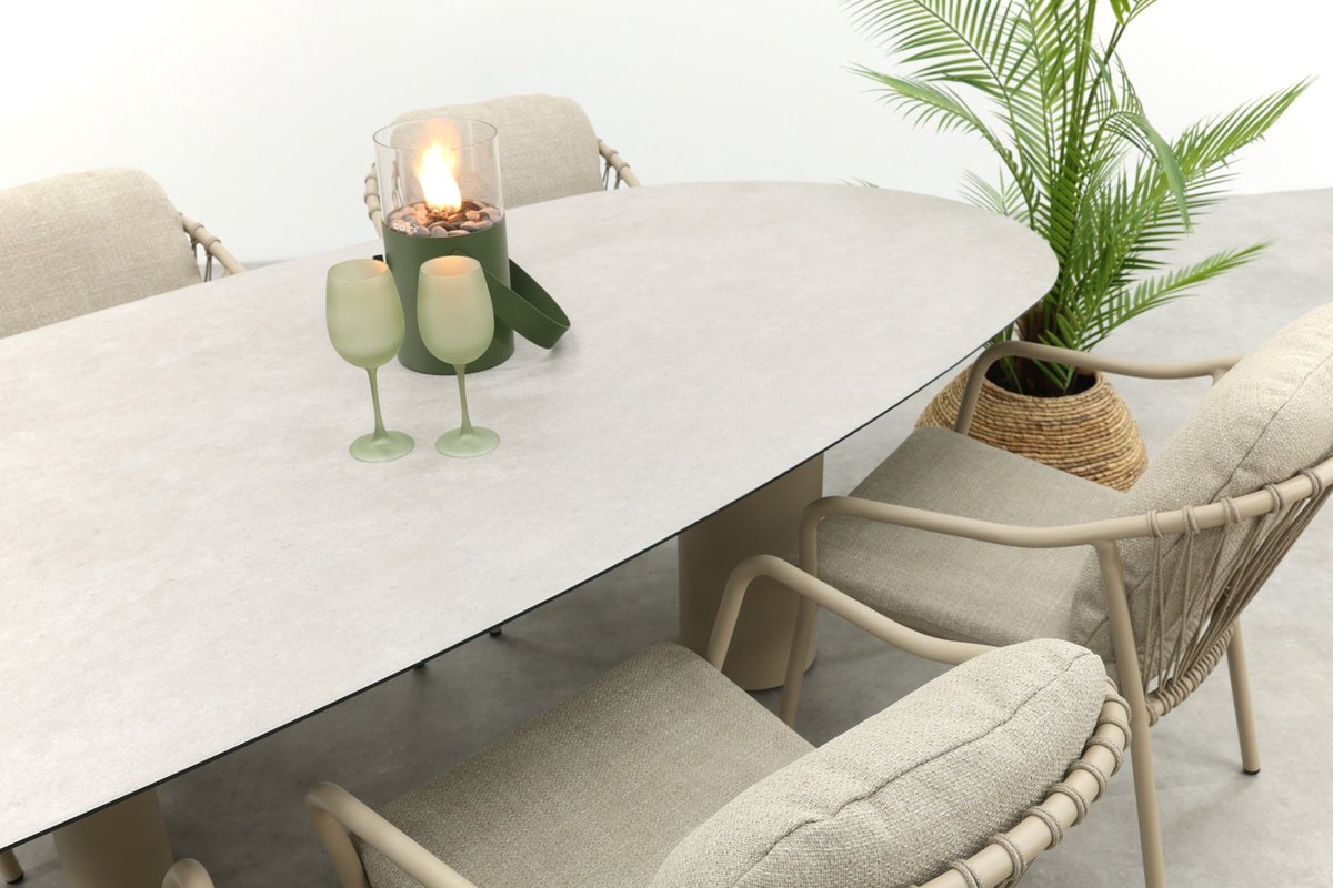Taste by 4 Seasons Pisa/Denia organische tuinset 240x105 cm