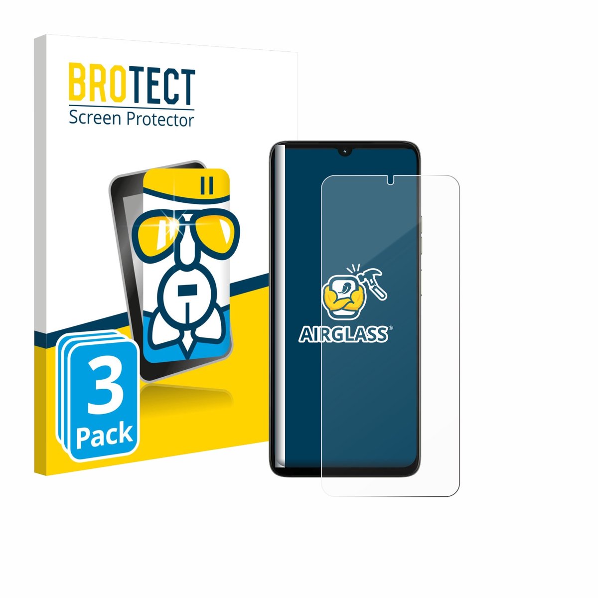 Screenprotector 3 Stuks voor Motorola Moto G06 Power Beschermglas transparant