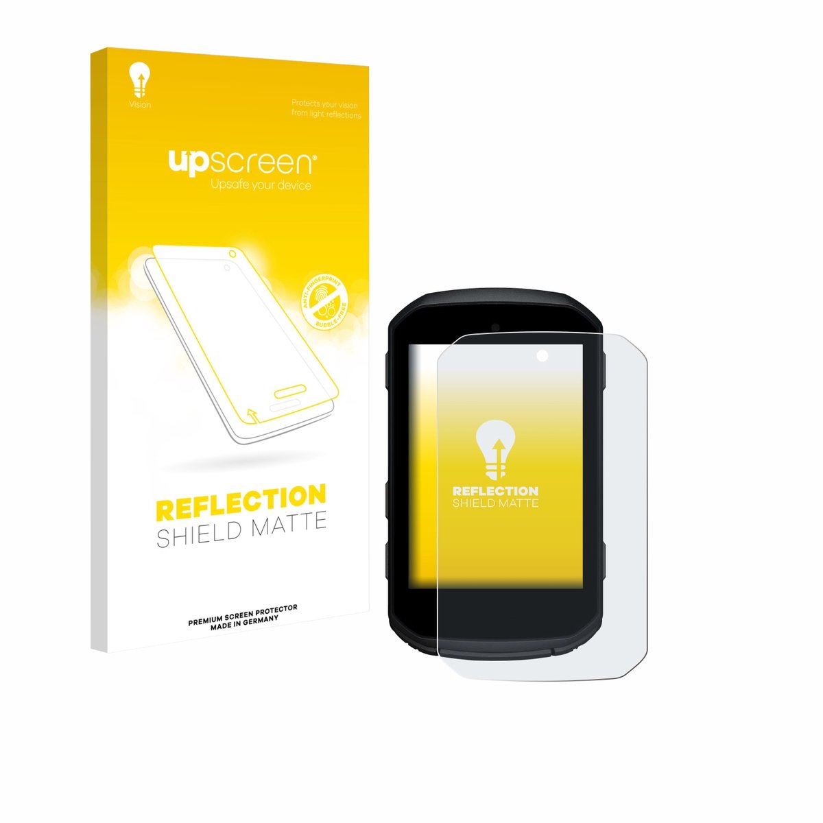upscreen - Screenprotector voor Garmin Edge 550 - Folie Beschermfolie anti glare matte