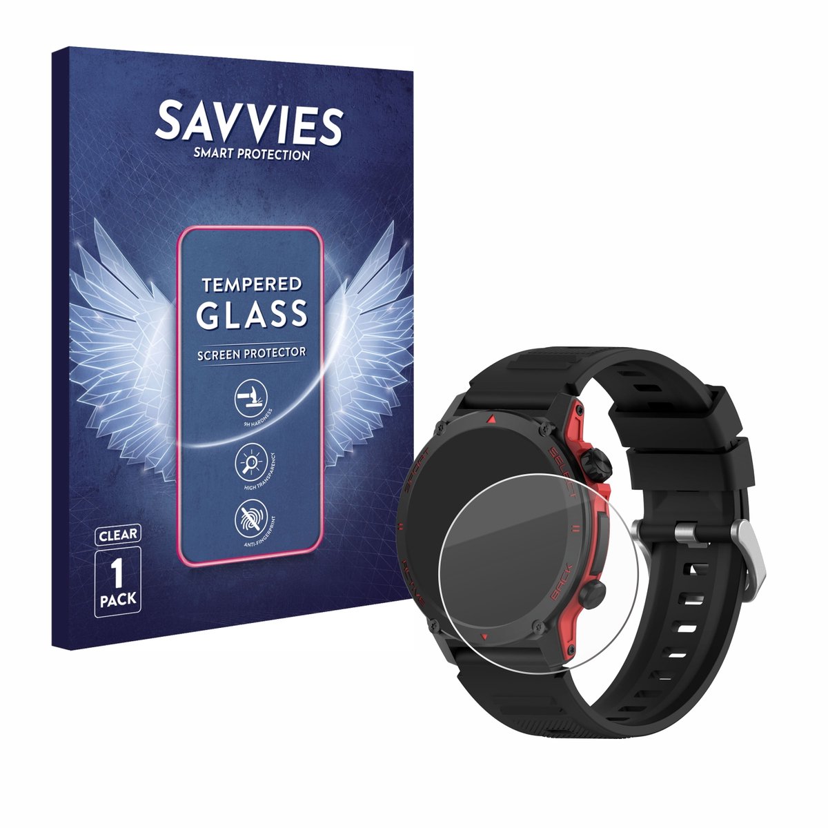 Savvies - Glas Screenprotector voor Popglory S136 - Gehard Beschermglas 9H