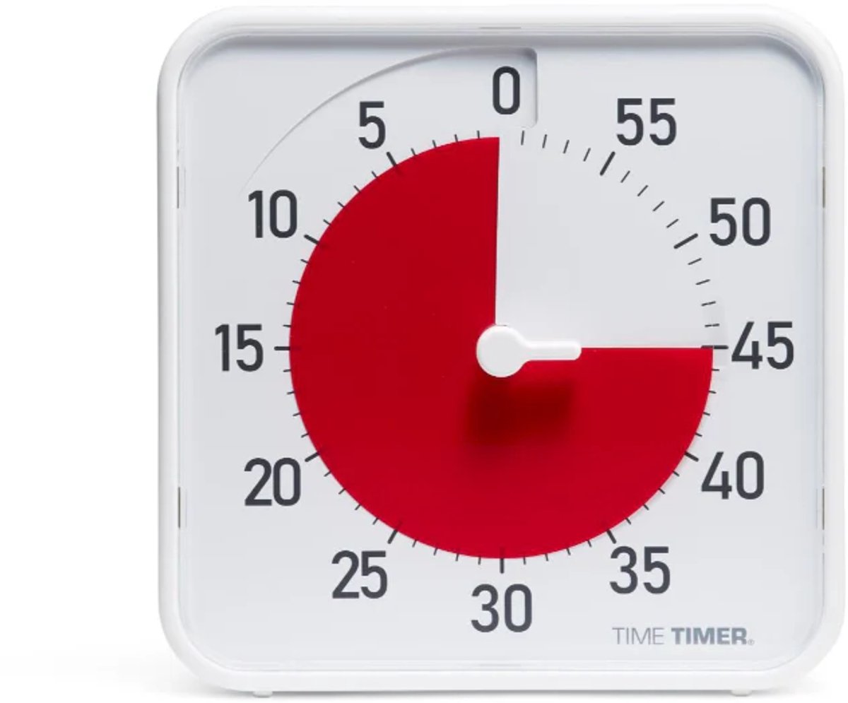 Time Timer® Medium - WIT - 2Pack - duo set Time Timer