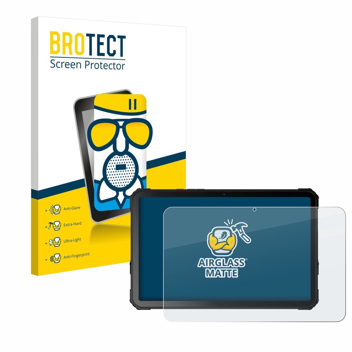 BROTECT - Screenprotector voor Fossibot DT3 5G - Folie Beschermfolie Beschermglas matte