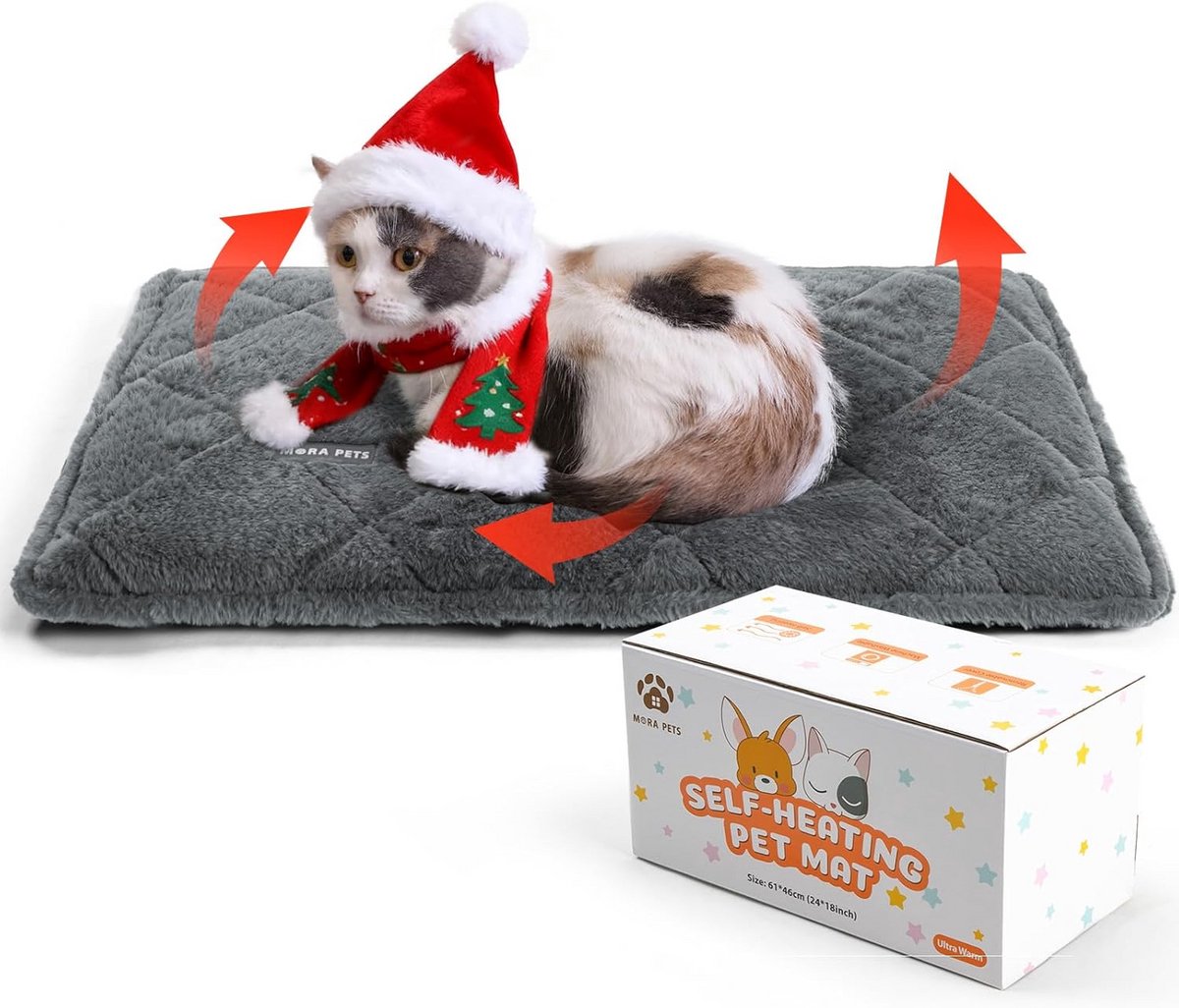 Zelfverwarmende Deken voor Katten en Honden - Warmtekussen zonder Stroom
