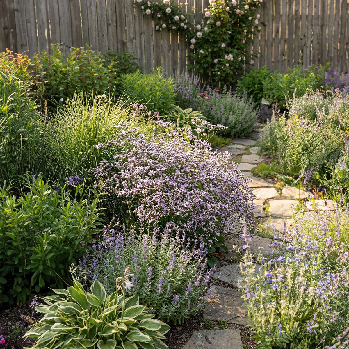 Bloomique - Set van 3 - Limonium Latifolium - Lamsoor - Winterhard - Vaste plant - 10-20 cm hoog - Pot 9 cm