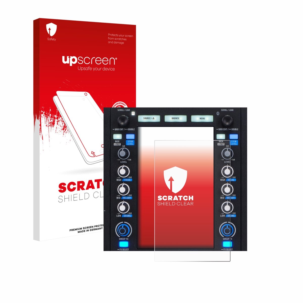 upscreen - Screenprotector voor Rane System One - Folie Beschermfolie transparant