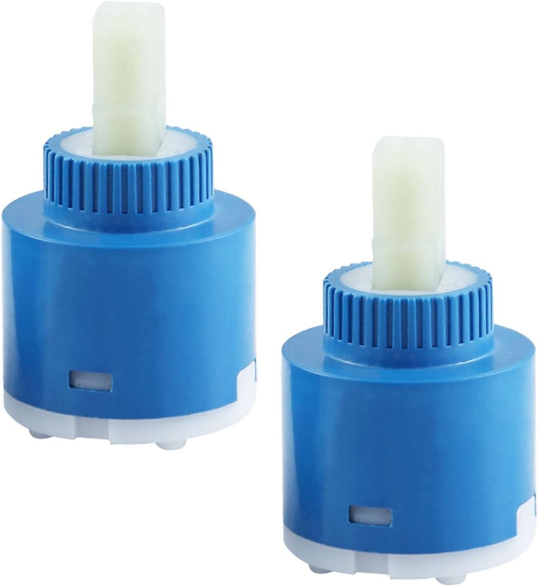 35 / 40 mm keramische cartridge vervanging voor waterkraan - hoge druk - badkamer wastafel - keukenkraan - blauw