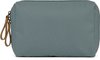 Ainy Make Up Tasje XS grijs - kleine compacte organizer 16x11x5.5cm voor cosmetica en skincare - waterbestendig tas - toilettas dames voor make-up, sieraden en meer. De luxe beautycase voor tafel bureau of onderweg | cadeau voor vrouwen