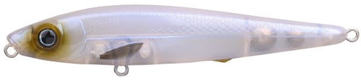 Spro Gutsbait Salt! Surfstick Haak 4+5 11cm 18g - Kleur : White Minnow