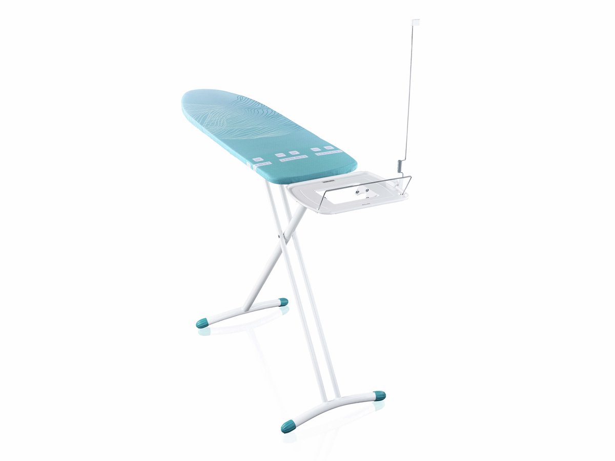 Leifheit strijkplank Air Board Express M Solid - geschikt voor stoomgenerator - Turquoise
