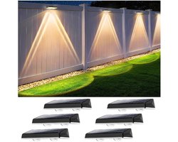 Merkloos Wandlamp op Zonne-energie voor Buiten met 3 Verlichtingsmodi - IP67 Waterdichte Buitenlamp