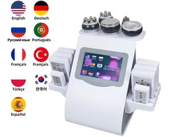 Afslankmachine - Massage Apparaat - Vetverbrander - Vacuum Massage - Lipo Massage - Verbetering Metabolisme - Afslanken - Huidverzorging Machine - Lipo Laser Machine - Wit