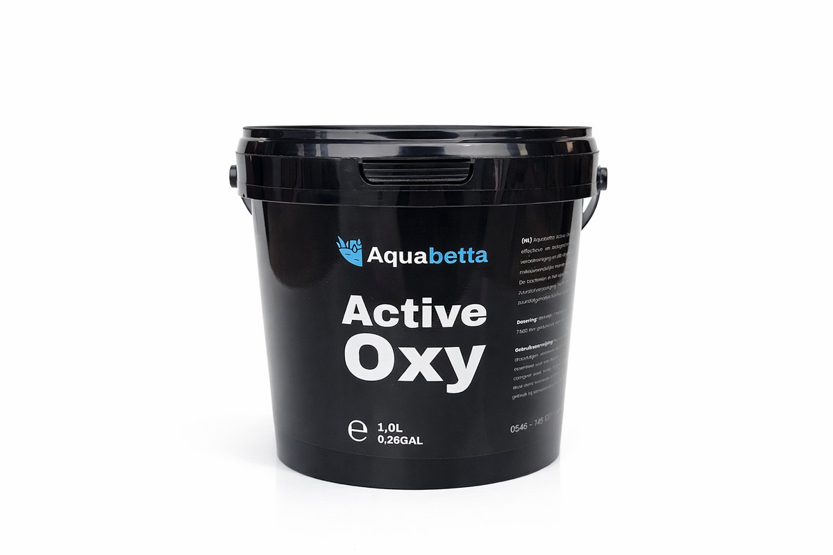 Aquabetta Active Oxy 1L - Algenbestrijder voor vijver - Effectief tegen draadalgen - Op basis van zuurstof