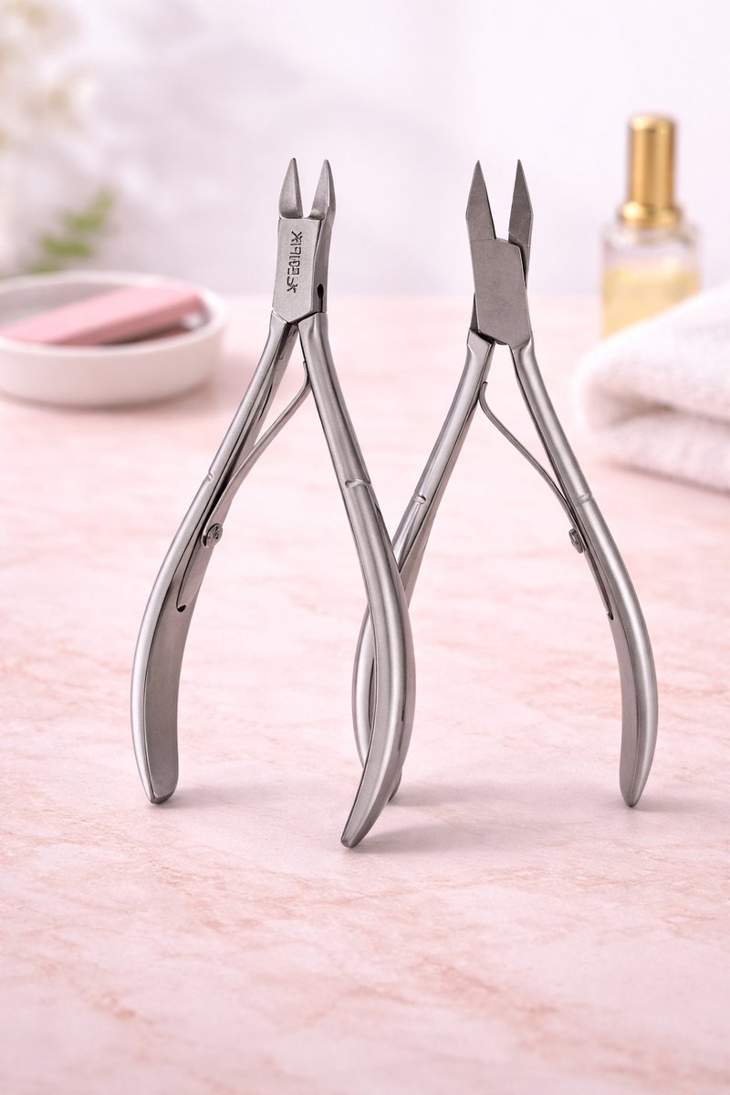 Belux Surgical Instruments / Nagelknipper/Nageltang Met Spitse Bek Voor Nagelhoekjes - Hoektang 11.cm/ Rechte Bek