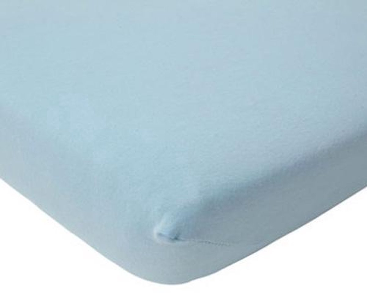 Cinderella Hoeslaken Katoen - 180x220 cm - Litsjumeaux XL - Blue - Hoekhoogte 20 cm