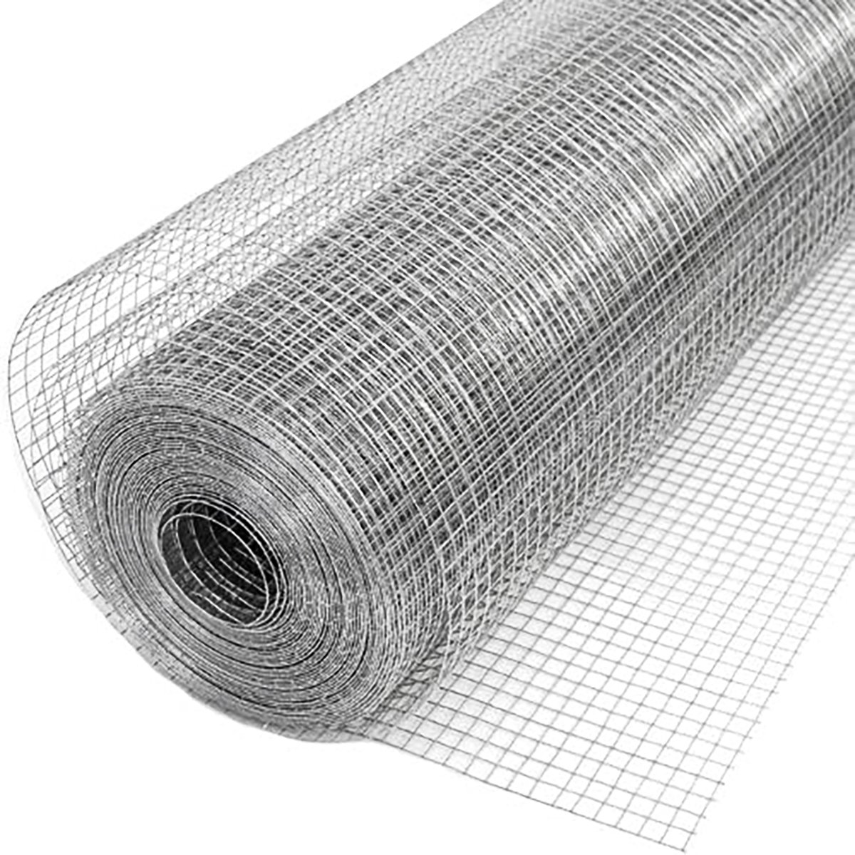 Volière Gaas 25m x 1m - Verzinkt Draadgaas Roestbestendig en Stevig Gelast voor Buiten en Binnen