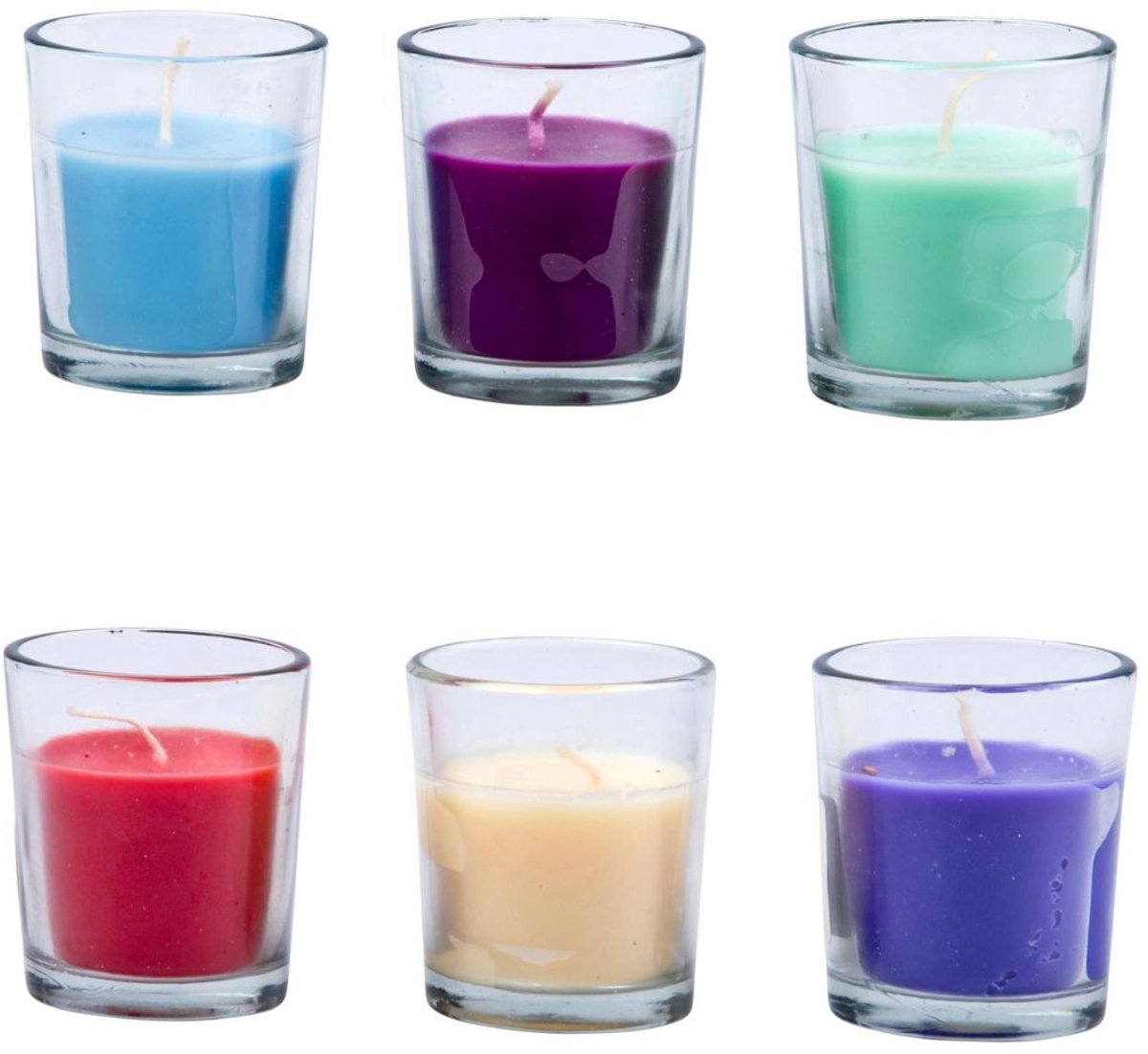 Candle Scented in glass 3pcs