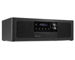 Premium DAB radio - Audizio Lunata - Bluetooth radio met CD speler - High-end speakers - Zwart