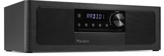 Premium DAB radio - Audizio Lunata - Bluetooth radio met CD speler - High-end speakers - Zwart
