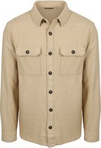 Suitable Overshirt Structure Beige - Maat L - Heren
