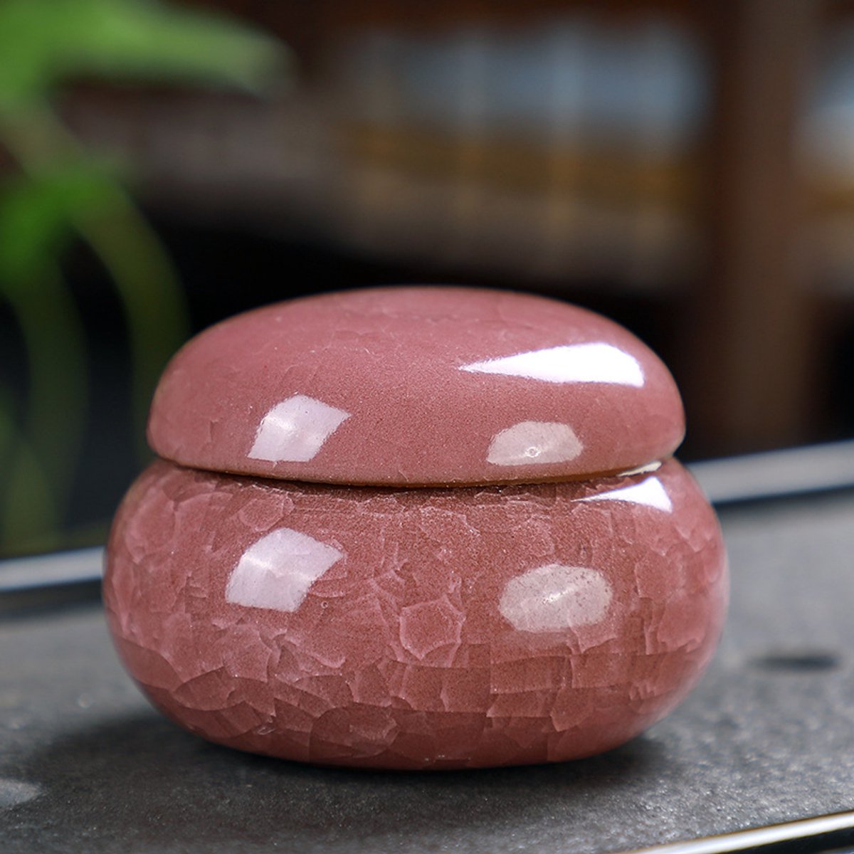 Mini Urn Keramiek - Luxueuze Mini Urn Hond Kat Vogel – Urne – Keramiek – Urnen – Urn Voor Dieren – Urn Hond Overleden – Urn Kat – Ijskraakpaars, medium (20g)