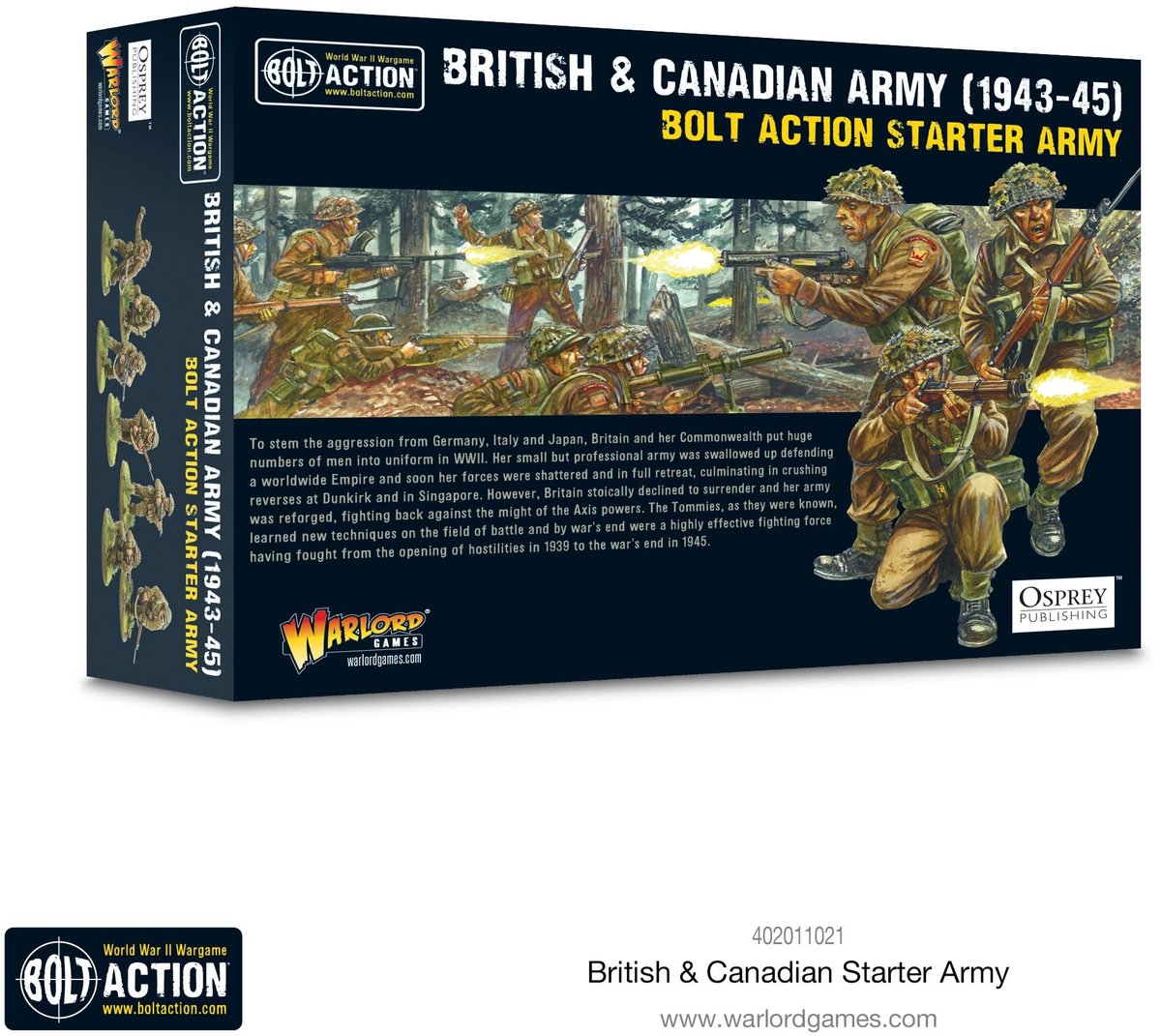 Bolt action: British & Canadian Army (1943-45) Starter Army