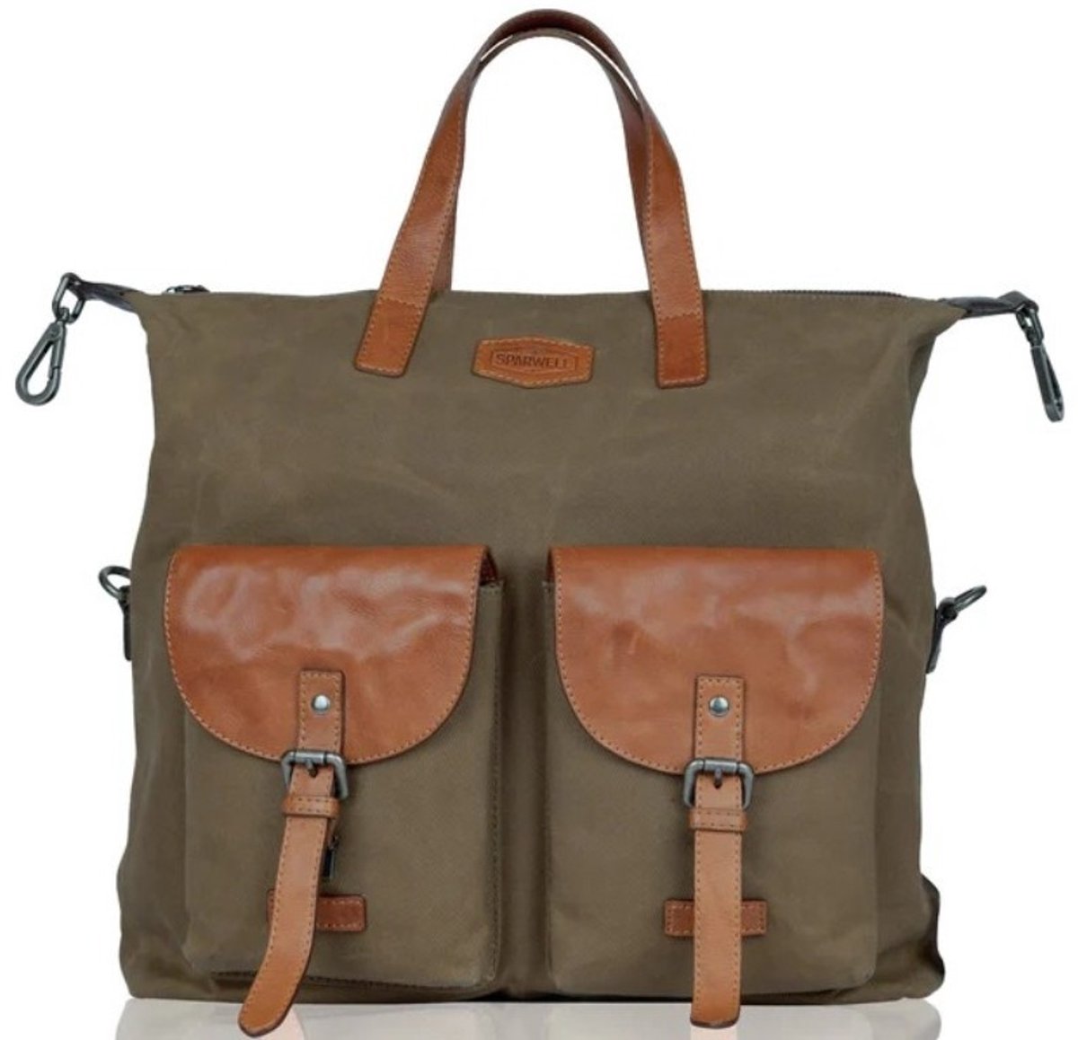 Boutique Trukado - Sparwell Rugzak -Crossbody Skillfull Skyler groen - (lxhxd) ca. 38cm x 38cm x 11cm