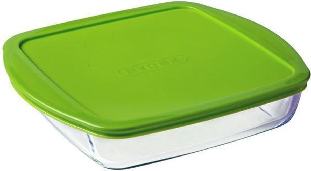 Pyrex - Cook & Store Schaal Rechthoek met Deksel 1,6 liter - Glas - Transparant — cadeau in Kookcadeaus - foto 6