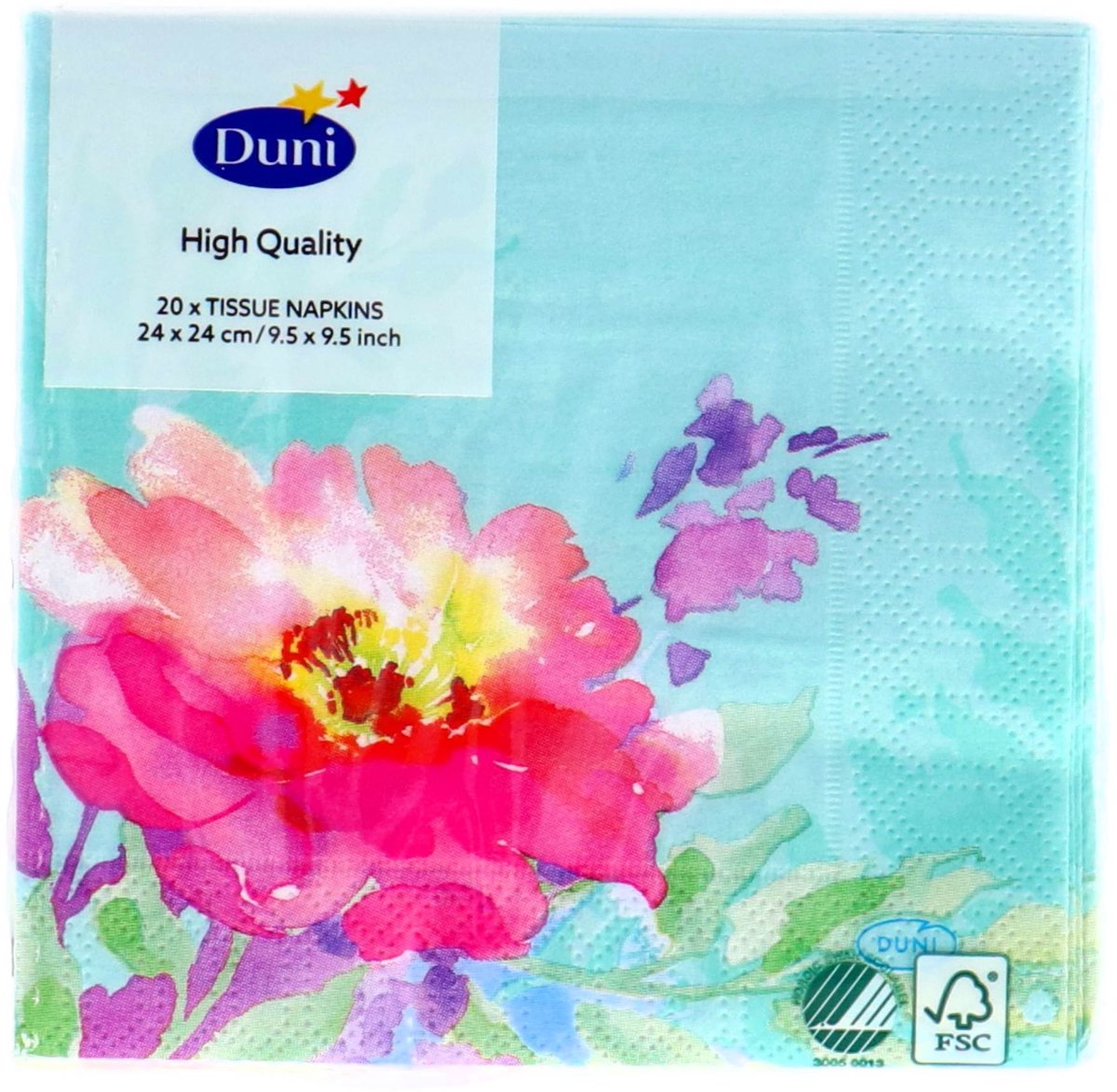 Flowy Floral Servetten - 24x24 cm