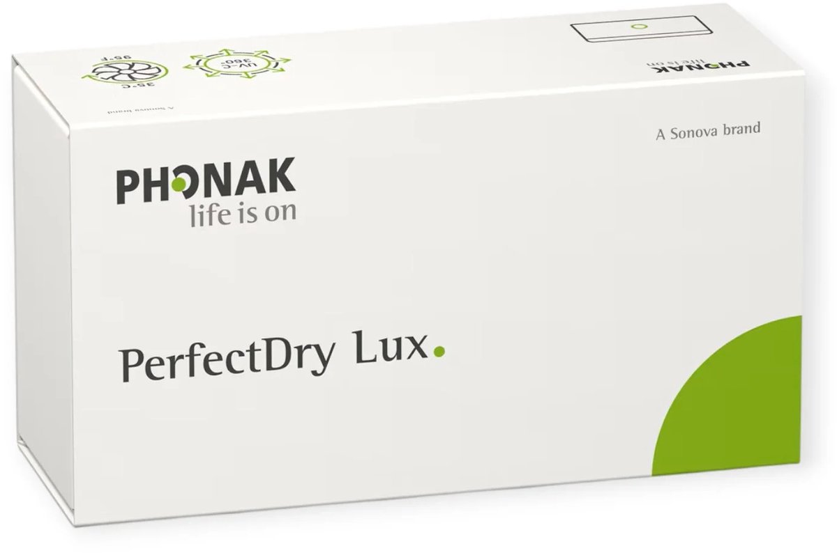 Phonak PerfectDry Lux – geavanceerde droogoplossing voor hoortoestellen