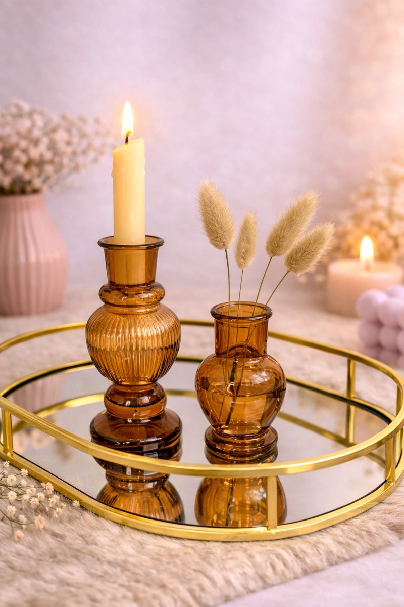 Stijlvolle giftbox!  | Viva Femme | Kaarsen | Decoratie | Cadeau | Wonen | Droogbloemen